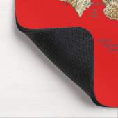 Costa Rica Karte Mousepad (Ecke)