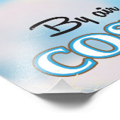 Costa Rica Karte Reiseplakat Fotodruck (Ecke)