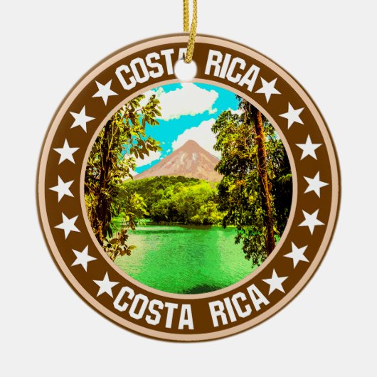 Costa Rica Keramik Ornament (Vorne)