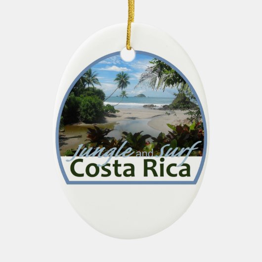 Costa Rica Keramik Ornament (Vorne)