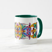 Costa-Rica-Kunst Tasse (VorderseiteRechts)