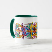 Costa-Rica-Kunst Tasse (Vorderseite Links)