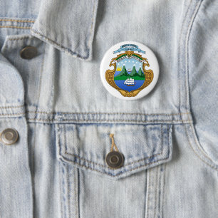 Costa Rica Landeswappen Symbol Emblem Flagge Button