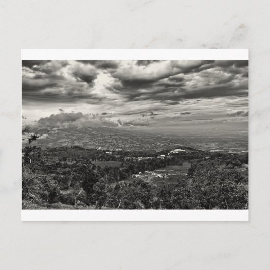 Costa Rica Landschaft Postkarte (Vorderseite)