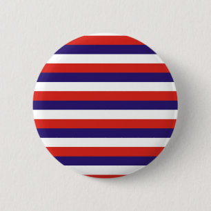 Costa Rica Laos Flagge Streifen blau rot weiß Must Button