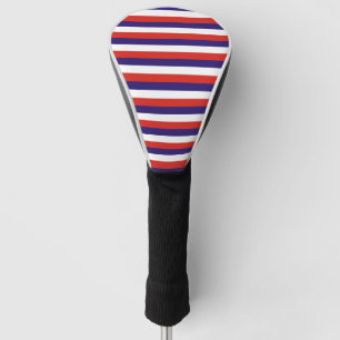 Costa Rica Laos Flagge Streifen blau rot weiß Must Golf Headcover
