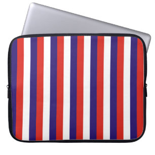 Costa Rica laos Flagge Streifen blau rot weiß Must Laptopschutzhülle