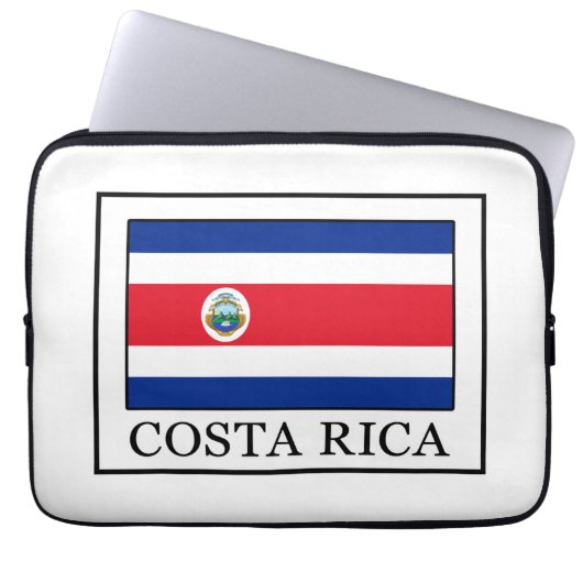 Costa Rica Laptopschutzhülle (Vorderseite)