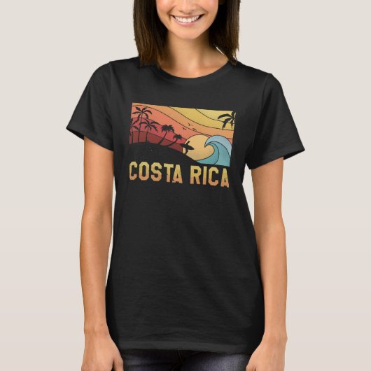 Costa Rica Latin America Beach T-Shirt (Vorderseite)