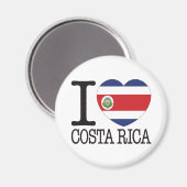 Costa Rica Liebe v2 Magnet (Vorderseite/Rückseite)