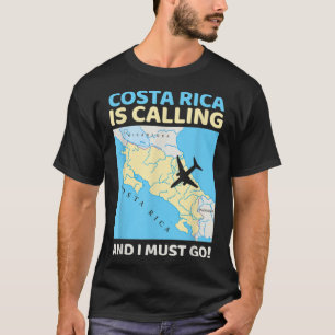 Costa Rica Lover Beach Vibes for Vid T-Shirt