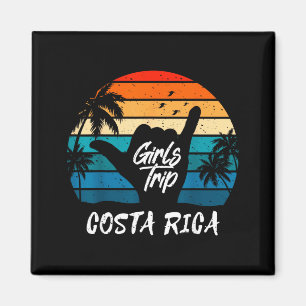 Costa Rica Mädchen-Trip passend Costa Rica  Magnet