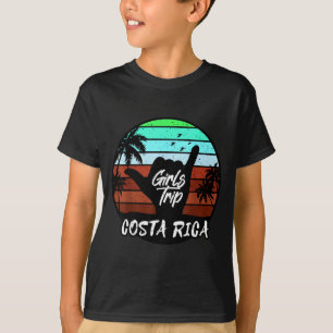 Costa Rica Mädchen-Trip passende Urlaub T-Shirt