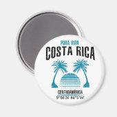 Costa Rica Magnet (Vorderseite/Rückseite)