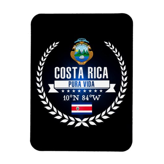 Costa Rica Magnet (Vertikal)