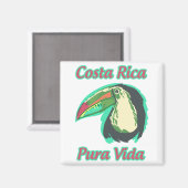 Costa Rica Magnet (Vorderseite/Rückseite)