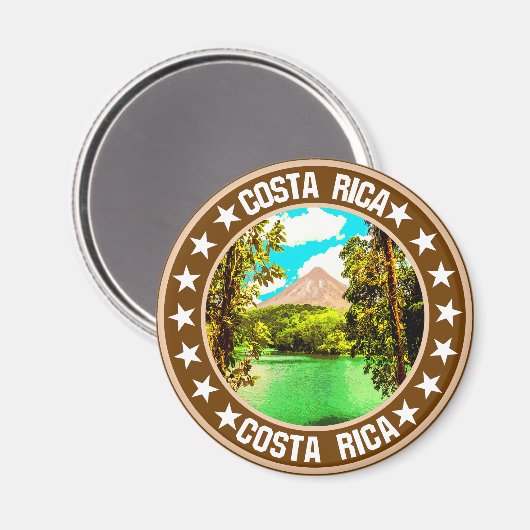 Costa Rica Magnet (Vorderseite/Rückseite)