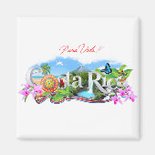 Costa Rica Magnet (Vorne)
