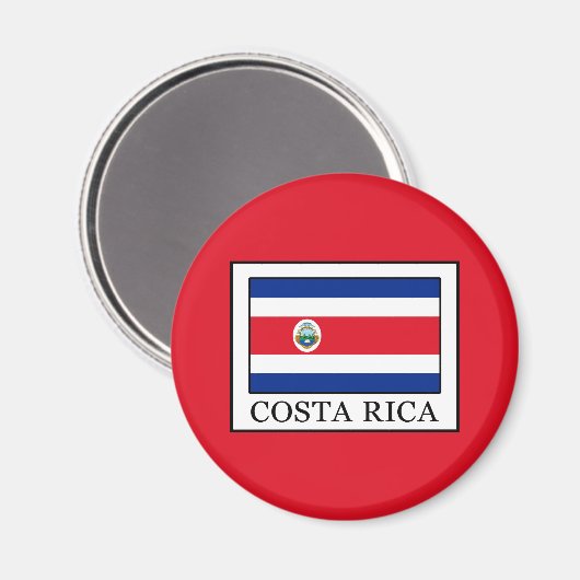 Costa Rica Magnet (Vorderseite/Rückseite)