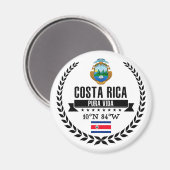 Costa Rica Magnet (Vorderseite/Rückseite)