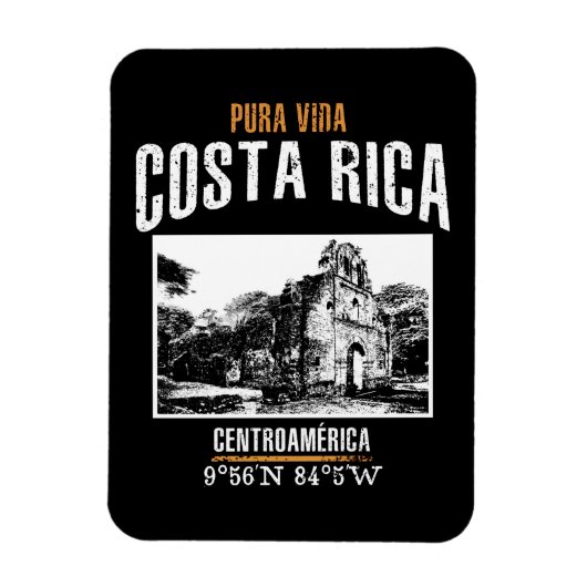 Costa Rica Magnet (Vertikal)