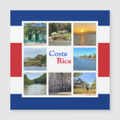 Costa Rica Magnetkarte (Vorderseite)