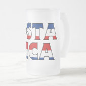 Costa Rica mattierte Tasse (VorderseiteRechts)