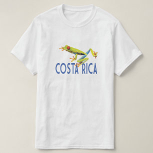 Costa Rica mit mit Augen Rotholzfrosch T-Shirt