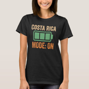 Costa Rica Modus für Akkudesign T-Shirt