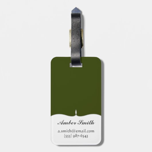 Costa Rica, Monteverde, Rot-Mit Augen Baum-Frosch Gepäckanhänger (Rückseite vertikal)