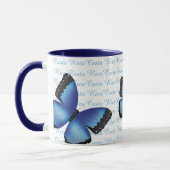 Costa Rica Morpho Schmetterlings-Tasse Tasse (Links)