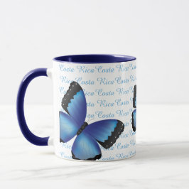 Costa Rica Morpho Schmetterlings-Tasse Tasse