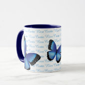 Costa Rica Morpho Schmetterlings-Tasse Tasse (Vorderseite Links)