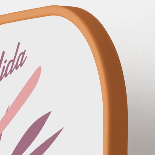 Costa Rica Motto Pura Vida Pickleball Schläger (Linke Seite)