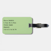 Costa Rica, Muelle - Lazy Iguana in einem Baum Gepäckanhänger (Rückseite horizontal)