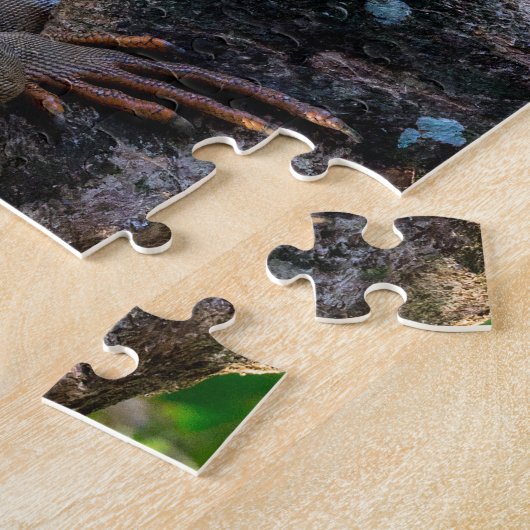 Costa Rica, Muelle - Lazy Iguana in einem Baum Puzzle (Seite)