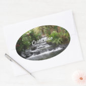 Costa Rica Ovaler Aufkleber (Umschlag)