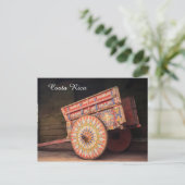 Costa Rica Ox Cart Postkarte (Stehend Vorderseite)