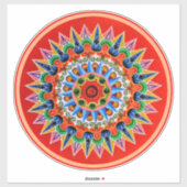 Costa Rica Oxcartwheel Malerei Aufkleber (Blatt)