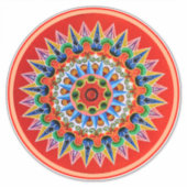 Costa Rica Oxcartwheel Malerei Aufkleber (Vorderseite)