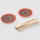 Costa Rica Oxcarwheel Art Fächer (Non-assembled)