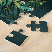 Costa Rica Papagei Illustration Reise Kunst Vintag Puzzle (Seite)