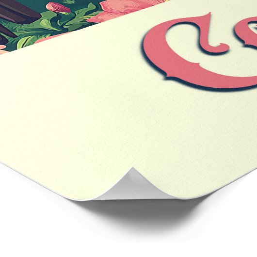 Costa Rica Paradise Poster (Ecke)