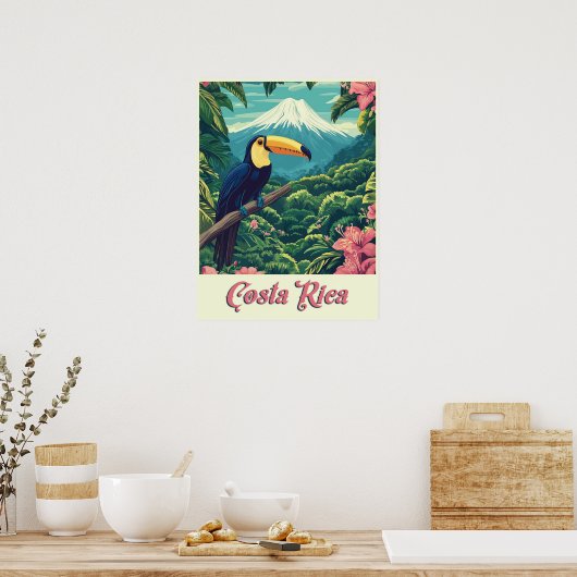 Costa Rica Paradise Poster (Küche)