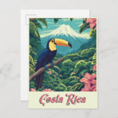 Costa Rica Paradise Postkarte (Vorne/Hinten)