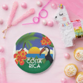Costa Rica Party Pappteller (Party)