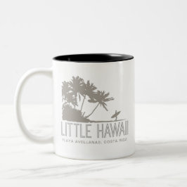 Costa Rica Playa Avellanas Little Hawaii Surfer T Zweifarbige Tasse