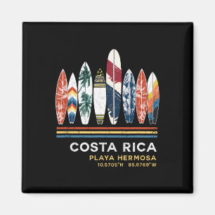Costa Rica Playa Hermosa Surfen Magnet