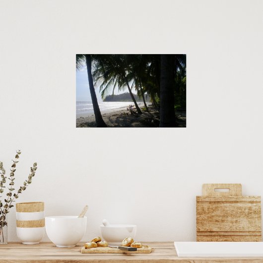 Costa Rica Playa Samara Poster (Küche)