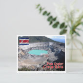 Costa Rica - Poas Volcan - Postkarte (Stehend Vorderseite)